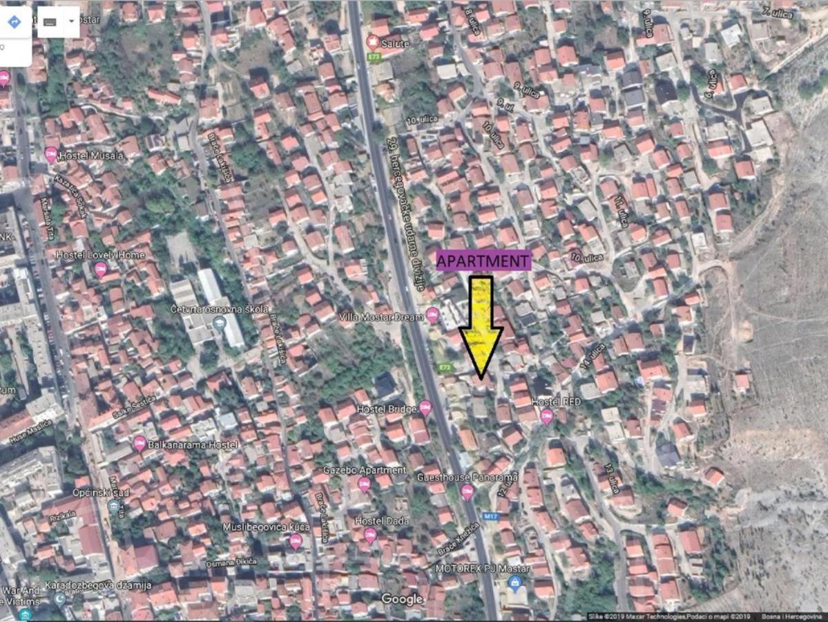 Apartman Seno Mostar Eksteriør bilde